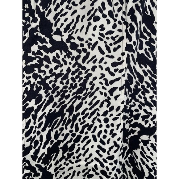 TALBOTS Petites Animal Print Sheath Dress Size 4P Petite Cotton Cool Comfy EUC - Picture 5 of 9